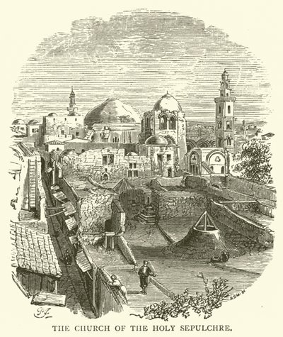 The Church of the Holy Sepulchre by English School