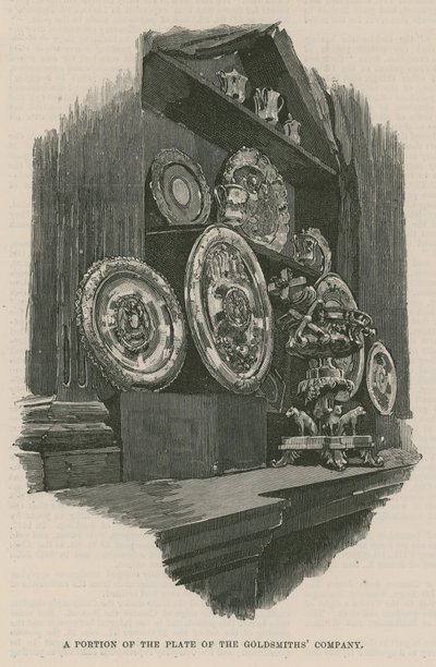 The City Guilds: The Goldsmiths Company: A Portion of the Plate of the Goldsmiths Company by English School