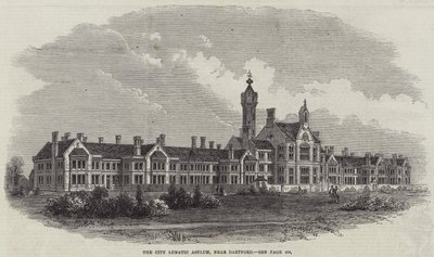 The City Lunatic Asylum, Near Dartford by English School