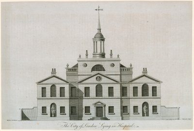 The City of London Lying-in Hospital by English School