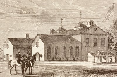 The College of William and Mary, Williamsburg, Virginia by English School