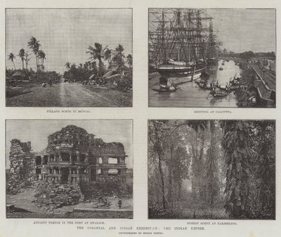 The Colonial and Indian Exhibition, the Indian Empire by English School