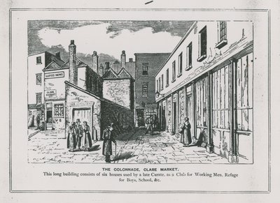 The Colonnade, Clare Market, London by English School