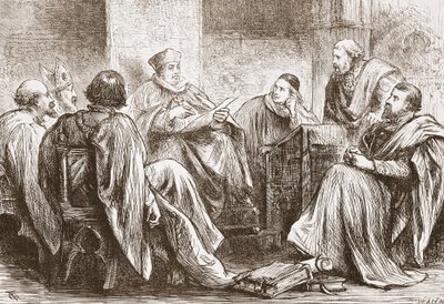 The Conclave Electing the Emperor of Germany by English School