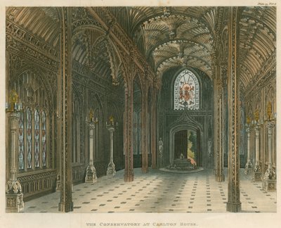 The Conservatory, Carlton House, London by English School