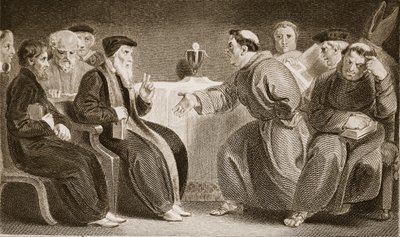 The Convocation at Oxford, Illustration from David Hume