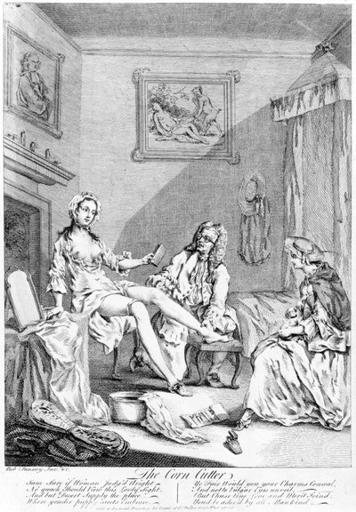 The Corn Cutter by Bob Funney, 1735-1765 by English School