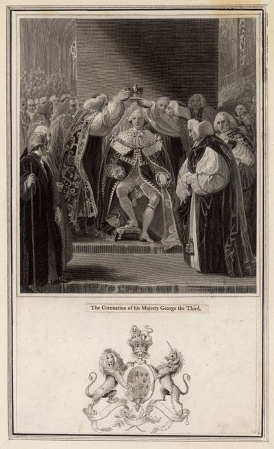 The Coronation of His Majesty George III by English School