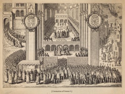 The Coronation of King James I by English School
