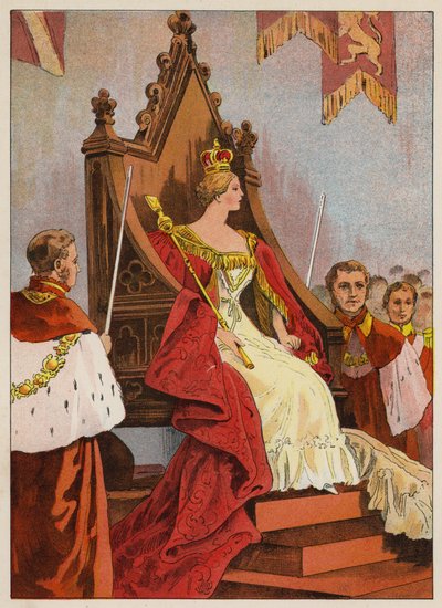 The Coronation of Queen Victoria by English School