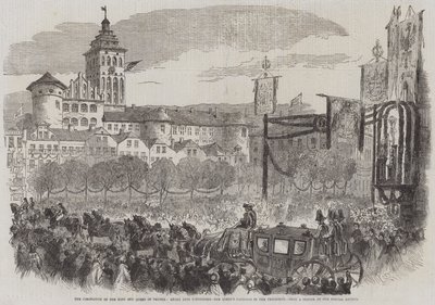 The Coronation of the King and Queen of Prussia, Entry into Konigsberg, the Queen