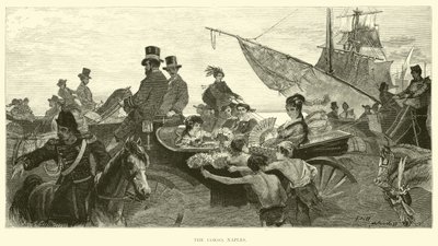 The Corso, Naples by English School