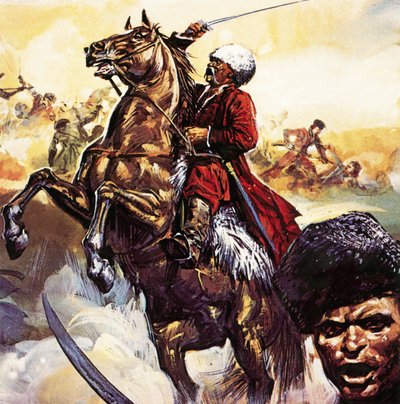 The Cossacks by English School