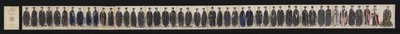 The Costumes of the Members of the University of Cambridge (full panorama) by English School