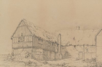 The Court Lodge at East Farleigh, Near Maidstone, c.1874 by English School