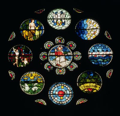 The Creation Window, designed by Philip Webb, William Morris and Edward Burne-Jones, 1861 by English School