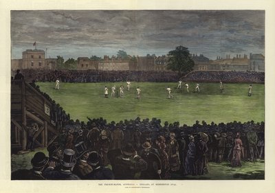 The Cricket Match, Australia vs England, at Kennington Oval by English School