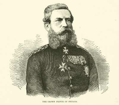 The Crown Prince of Prussia, August 1870 by English School