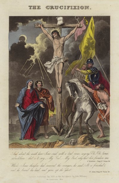 The Crucifixion of Jesus Christ by English School