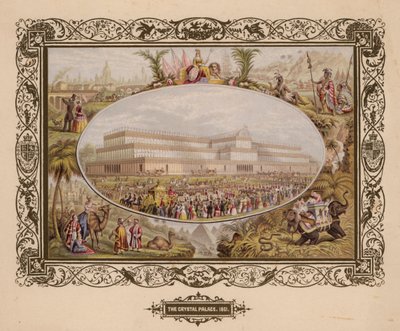 The Crystal Palace, The Great Exhibition, Hyde Park, London by English School