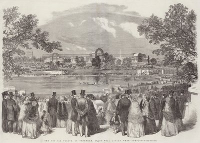 The Crystal Palace, at Sydenham, as it will appear when completed by English School
