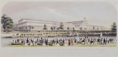 The Crystal Palace in Hyde Park for the Great International Exhibition of 1851 by English School