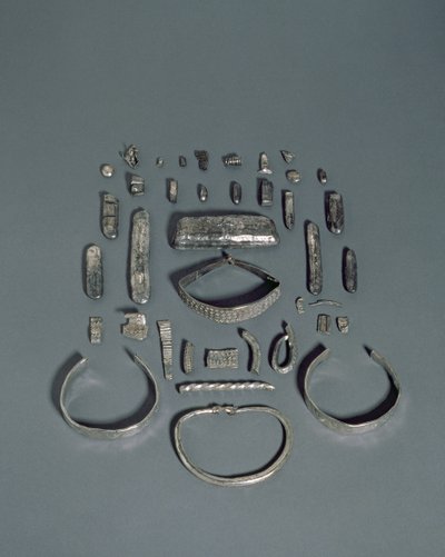 The Cuerdale Hoard, Anglo-Saxon and Viking Treasure, terminal date 901-5 AD by English School