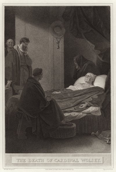 The Death of Cardinal Wolsey by English School