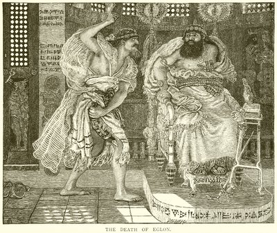 The Death of Eglon by English School