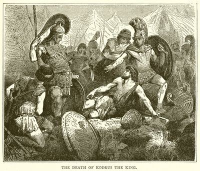 The Death of Kodrus the King by English School