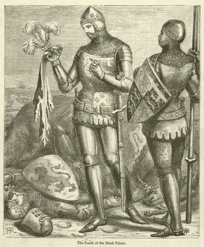 The Death of the Black Prince by English School
