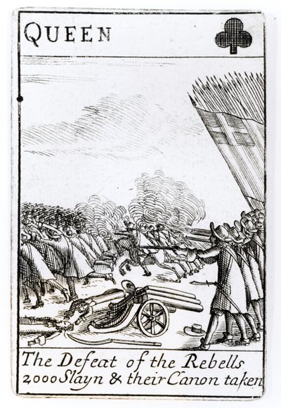 The Defeat of the Rebels at the Battle of Sedgemoor, 6th July 1685 by English School