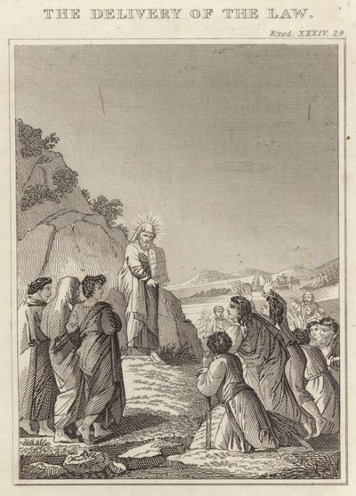 The Delivery of the Law by English School