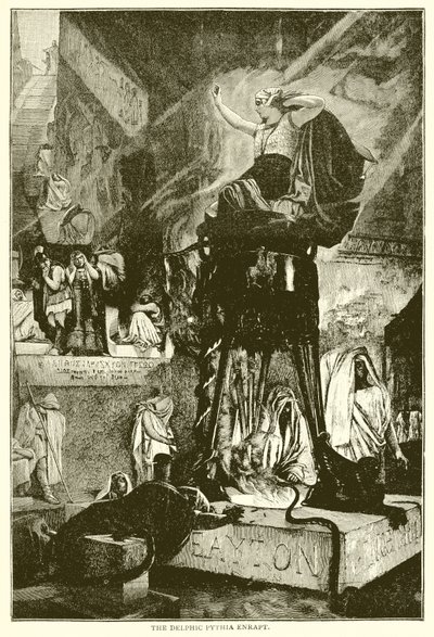 The Delphic Pythia Enrapt by English School