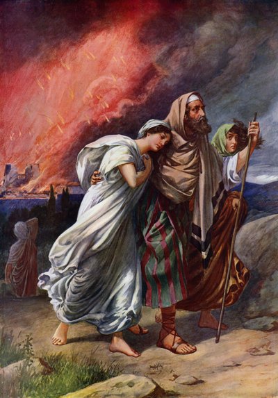The Destruction Of Sodom by English School