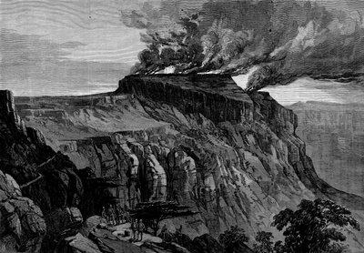 The Destruction of Magdala, from The British Expedition to Abyssinia, 1868 by English School