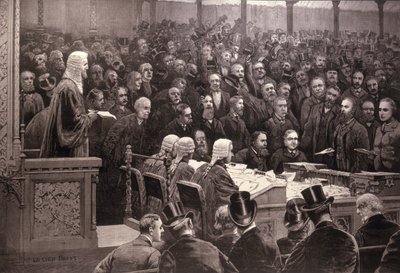 The Division in the House of Commons on the Irish Home Rule Question, 