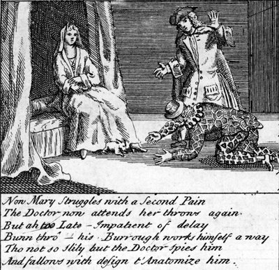 The Doctor in Labour, or the New Whim Wham from Guildford, c.1726 by English School