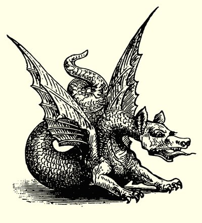 The Dragon of Fable by English School