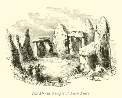 The Druid Temple at Park Place by English School