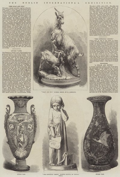 The Dublin International Exhibition by English School