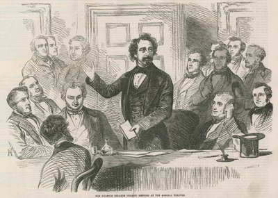 The Dulwich College charity meeting at the Adelphi Theatre by English School