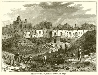 The Dust-Heaps, Somers Town, in 1836 by English School