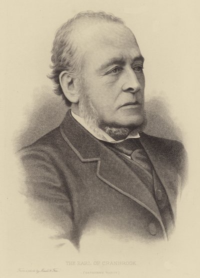 The Earl of Cranbrook, Gathorne Hardy by English School