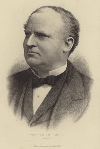 The Earl of Derby, died 1893 by English School
