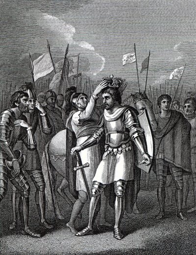 The Earl of Richmond Chosen King after the Battle of Bosworth, from 