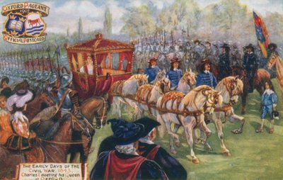 The Early Days of the Civil War, 1643 by English School
