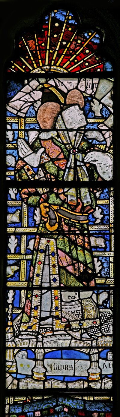Window depicting a prophet - Isaiah? by English School