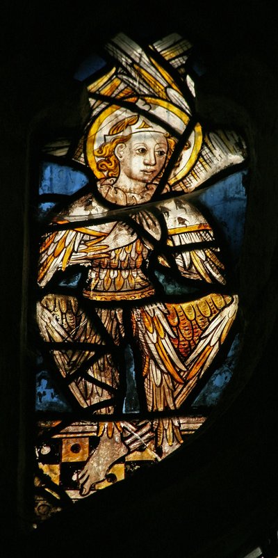 Angelic Hierarchy: Archangel Gabriel from the Annunciation by English School