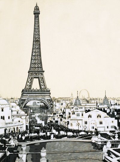 The Eiffel Tower Dominates the Paris Skyline by English School